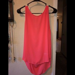 Hot pink/coral dress shirt